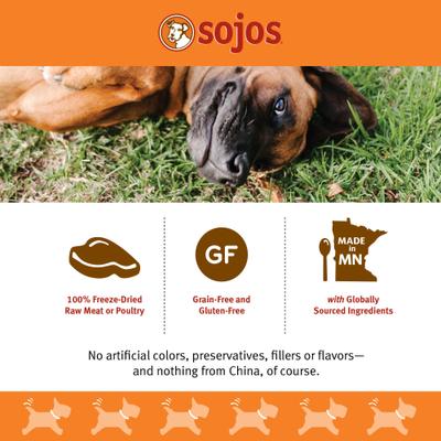 Show full view: Sojos Simply Turkey Freeze-Dried Dog Treats, 4-oz bag slide 4 of 10