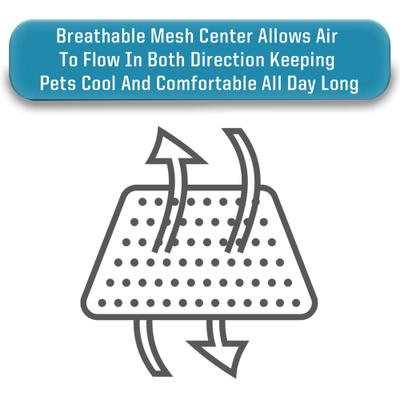 Show full view: Solar Tec by Arlee Home & Pet Cooling Outdoor Elevated Pet Bed, Brown, Medium slide 6 of 11