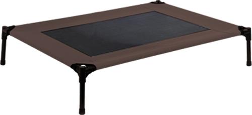 Show full view: Solar Tec by Arlee Home & Pet Cooling Outdoor Elevated Pet Bed, Brown, Medium slide 2 of 11