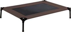 Solar Tec by Arlee Home & Pet Cooling Outdoor Elevated Pet Bed, Brown, Small