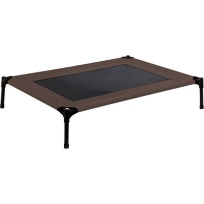 Solar Tec Solar Tec by Arlee Home & Pet Cooling Outdoor Elevated Pet Bed, Brown, Small