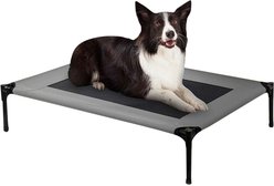 Solar Tec by Arlee Home & Pet Cooling Outdoor Elevated Pet Bed, Gray, Medium