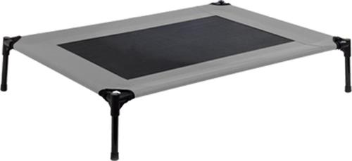 Show full view: Solar Tec by Arlee Home & Pet Cooling Outdoor Elevated Pet Bed, Gray, Small slide 3 of 12