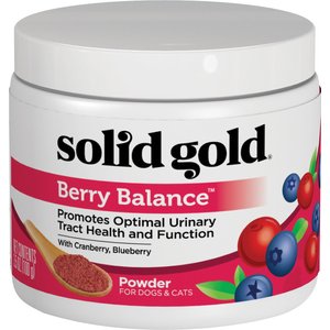 Solid Gold Berry Balance Cranberry Urinary Tract Health Powder Supplement for Dogs & Cats, 3.5-oz jar