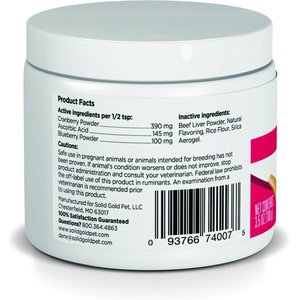 Solid Gold Berry Balance Cranberry Urinary Tract Health Powder Supplement for Dogs & Cats, 3.5-oz jar