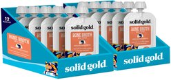 Solid Gold Bone Broth Salmon Shreds Grain-Free Wet Cat Food Topper, 3-oz pouch, case of 12