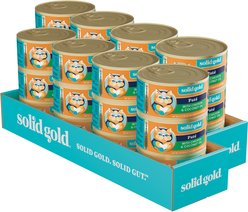 Solid Gold Chicken & Coconut Oil Grain-Free Pate Wet Cat Food, 3-oz, bundle of 24