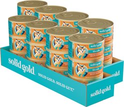 Solid Gold Chicken & Pumpkin Grain-Free Shreds in Gravy Wet Cat Food, 2.8-oz can, bundle of 24 slide 1 of 7