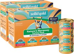 Solid Gold Grain-Free Shreds in Gravy Wet Cat Food Variety Pack, 3-oz can, bundle of 24