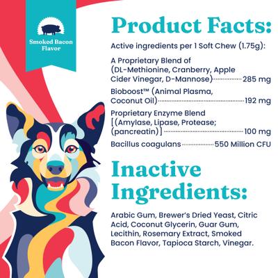 Show full view: Solid Gold Grass Burn Lawn Protection Soft Chews Urine Neutralizer Supplement for Dogs, 120 count slide 6 of 10