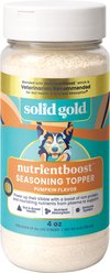 Solid Gold Gut Health Pumpkin Flavor Grain-Free Dog Food Seasoning Topper, 4-oz jar