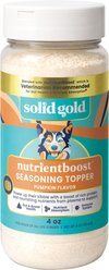 Solid Gold Gut Health Pumpkin Flavor Grain-Free Dog Food Seasoning Topper, 4-oz jar