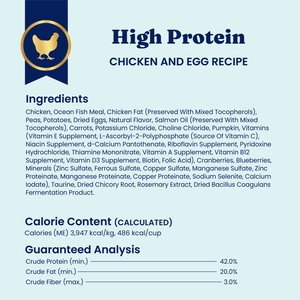 Solid Gold High Protein Real Chicken & Eggs Grain-Free Dry Cat Food, 12-lb bag