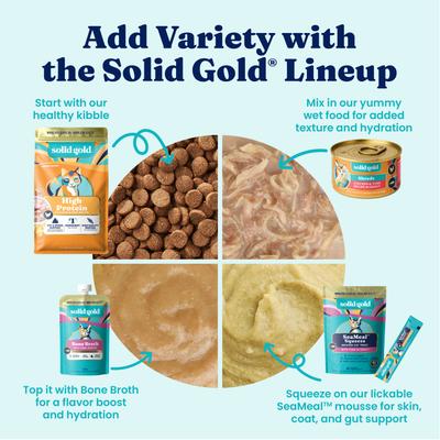 Show full view: Solid Gold High Protein Real Chicken & Eggs Grain-Free Dry Cat Food, 12-lb bag slide 9 of 11