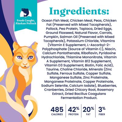 Image showcasing SOLID GOLD High Protein Wild Alaskan Pollock & Eggs Recipe Grain-Free ...