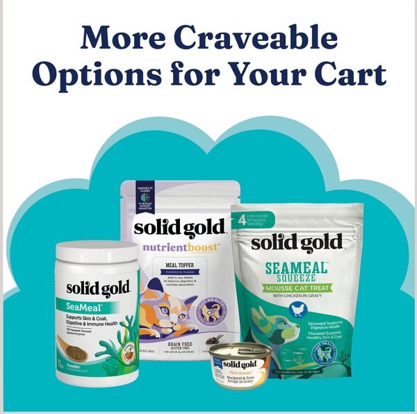 Solid Gold High Protein Wild Alaskan Pollock & Eggs Recipe Grain-Free Dry Cat Food