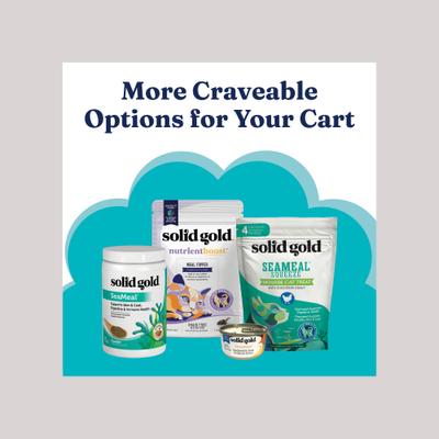 Show full view: Solid Gold High Protein Wild Alaskan Pollock & Eggs Recipe Grain-Free Dry Cat Food, 6-lb bundle  slide 7 of 12