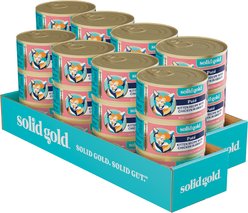 Solid Gold Kitten Chicken Recipe Grain-Free Pate in Gravy Wet Cat Food, 3-oz can, bundle of 24