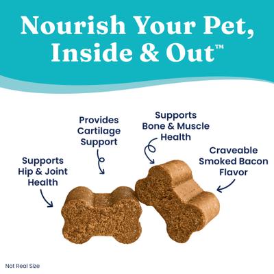 Show full view: Solid Gold Leaps & Hounds Soft Chews Glucosamine Chondroitin Joint Supplement for Dogs, 60 count slide 4 of 10