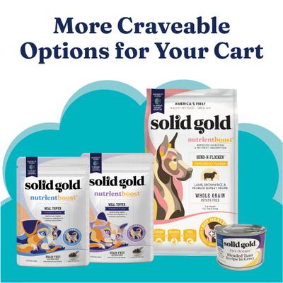 Show full view: Solid Gold Let's Sea Wild Alaskan Fish Oil Omega-3 Skin & Coat Supplement for Dogs, 8-fl oz bottle slide 8 of 9