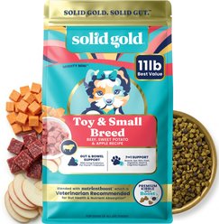 Solid Gold Nutrientboost Adult Real Beef, Sweet Potato & Apple Dry Dog Food, 11-lb bag