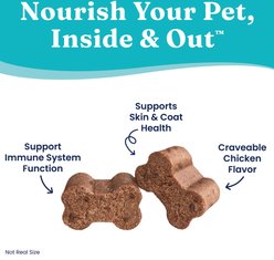 Solid Gold OMG! Chicken Flavored Soft Chews Omega 3 Fish Oil Supplement for Dogs, 120 count slide 2 of 7