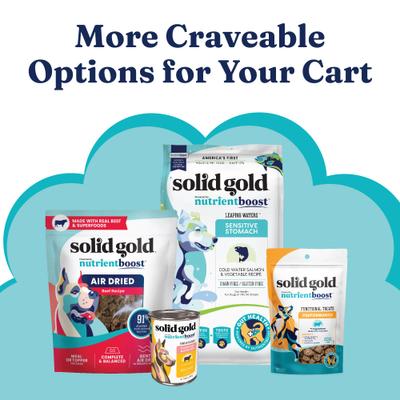 Show full view: Solid Gold OMG! Chicken Flavored Soft Chews Omega 3 Fish Oil Supplement for Dogs, 120 count slide 8 of 9