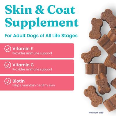 Show full view: Solid Gold OMG! Chicken Flavored Soft Chews Omega 3 Fish Oil Supplement for Dogs, 120 count slide 3 of 9
