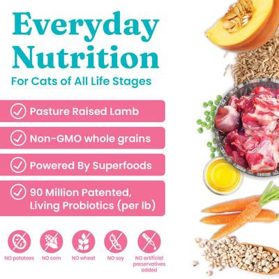 Show full view: Solid Gold Real Lamb & Brown Rice Recipe Whole Grain Dry Cat Food, 24-lb bundle  slide 4 of 12