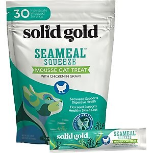 Solid Gold Seameal Squeeze Chicken Grain-Free Cat Treat Solid Gold Seameal Squeeze Chicken Grain-Free Cat Treat