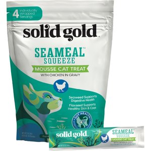 Solid Gold Seameal Squeeze Chicken Grain-Free Cat Treat Solid Gold Seameal Squeeze Chicken Grain-Free Cat Treat