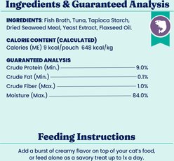 Solid Gold SeaMeal Mousse Lickable Squeeze Tuna Skin & Coat Digestive & Immune Health Cat Treats, 60 count bundle slide 2 of 7
