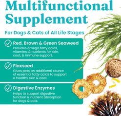 Solid Gold SeaMeal Skin & Coat, Digestive & Immune Health Powder Grain-Free Supplement for Dogs & Cats, 1-lb slide 2 of 7