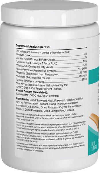 Show full view: Solid Gold SeaMeal Skin & Coat, Digestive & Immune Health Powder Grain-Free Supplement for Dogs & Cats, 1-lb slide 6 of 10