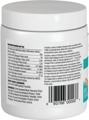 Show full view: Solid Gold SeaMeal Skin & Coat, Digestive & Immune Health Powder Grain-Free Supplement for Dogs & Cats, 5-oz jar slide 7 of 11