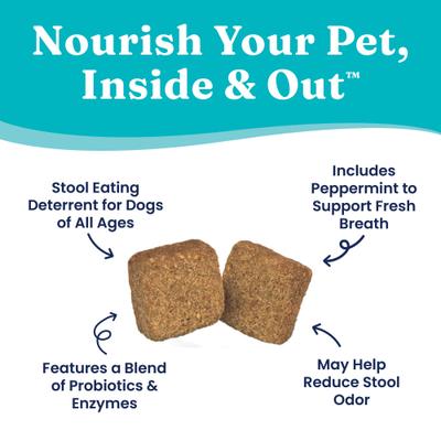 Show full view: Solid Gold Stop Eating Poop + Breath Aid Soft Chews Grain-Free Supplements for Dogs, 60 count slide 4 of 10