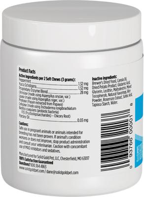 Show full view: Solid Gold Stop Eating Poop + Breath Aid Soft Chews Grain-Free Supplements for Dogs, 60 count slide 7 of 10