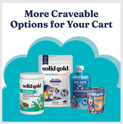 Show full view: Solid Gold Weight Control Low-Fat & Low-Calorie Alaskan Pollock Whole Grain Dry Dog Food, 4-lb bag slide 7 of 12