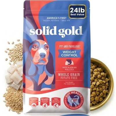 Solid Gold Solid Gold Fit & Fabulous Alaskan Pollock Dry Dog Food, 24-lb bag