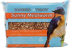 Songbird Treats Sunny Mealworm Large Seed Bar Bird Treats, 26-oz cake, 8 count slide 2 of 5