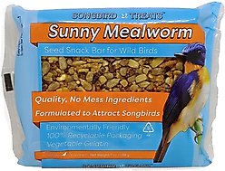 Songbird Treats Sunny Mealworm Large Seed Bar Bird Treats, 7-oz cake, 12 count slide 2 of 5