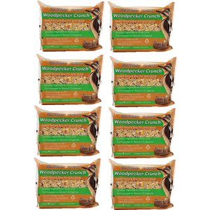 Songbird Treats Woodpecker Crunch Seed Bar Bird Treats, 28-oz cake, case of 8