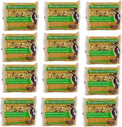 Songbird Treats Woodpecker Crunch Seed Bar Bird Treats, 8-oz cake, case of 12