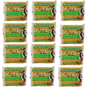 Songbird Treats Woodpecker Crunch Seed Bar Bird Treats, 8-oz cake, case of 12
