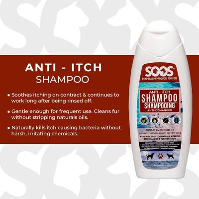 Show full view: Soos Pets Anti-Itch Dog Shampoo, 16.9-fl oz bottle slide 3 of 6