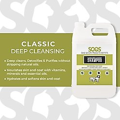 Soos Pets Classic Deep Cleansing Dog & Cat Shampoo, 135-fl oz bottle slide 2 of 5