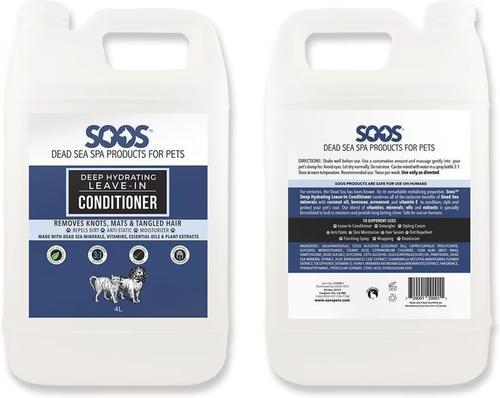 Show full view: Soos Pets Deep Hydrating Leave-In Dog & Cat Conditioner, 135-fl oz bottle slide 3 of 10