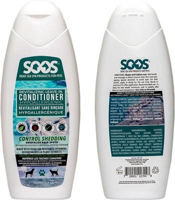 Show full view: Soos Pets Revitalizing Leave-In Dog & Cat Conditioner, 16.9-fl oz bottle slide 2 of 7