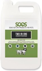 Soos Pets Two-in-One Dog & Cat Shampoo & Conditioner, 135-fl oz bottle