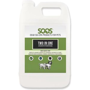 Soos Pets Two-in-One Dog & Cat Shampoo & Conditioner, 135-fl oz bottle